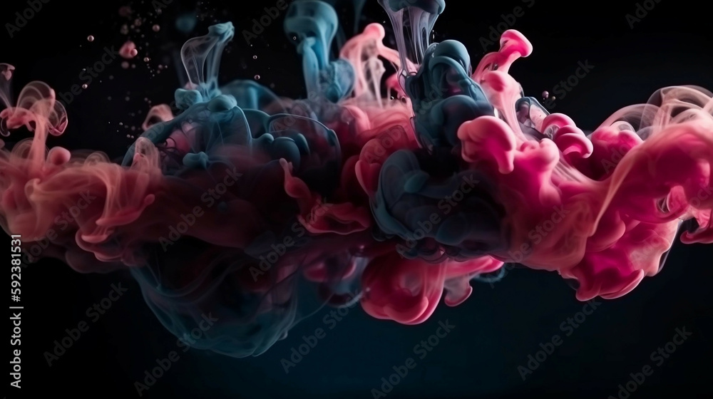 ink in water liquid splash cloud background new quality art colorful joyful stock image illustration design generative ai ink in water liquid splash cloud background new quality art colorful joyful stock image illustration design generative ai