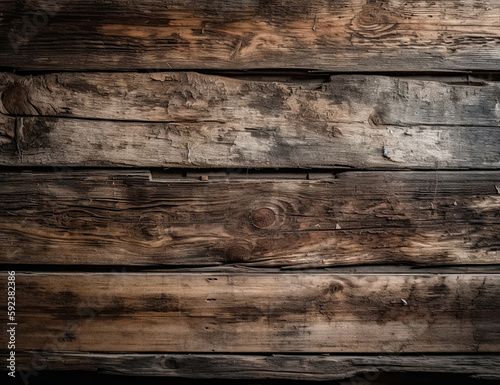 Wooden Board Background. Rustic, Farmhouse, Planks. Generative AI