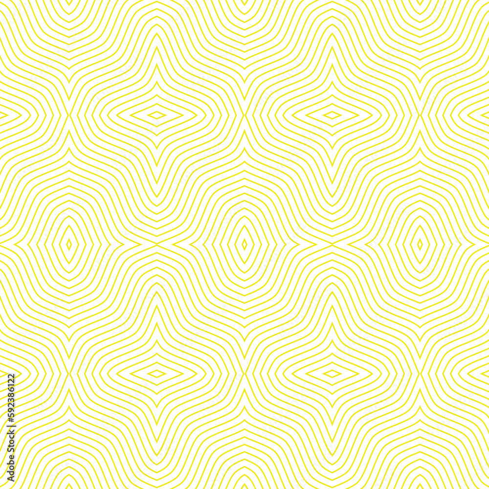 Yellow line and white abstract background