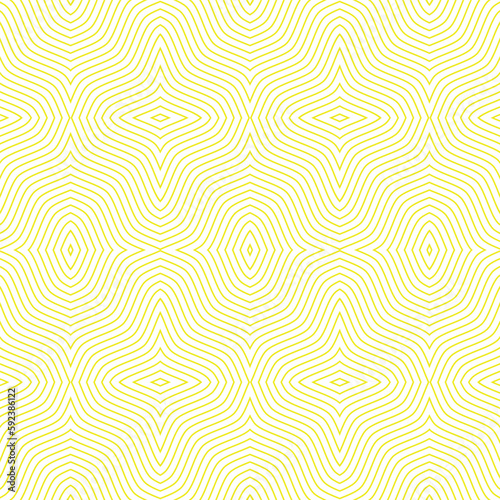 Yellow line and white abstract background