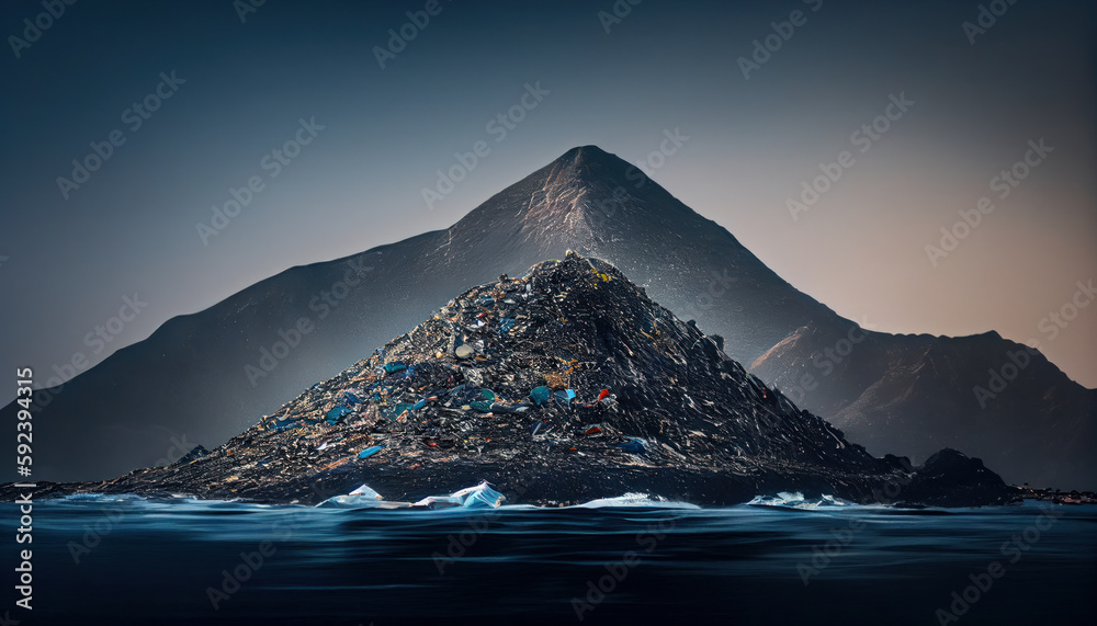 mountains-of-garbage-in-the-ocean-save-the-ocean-al-generated-stock
