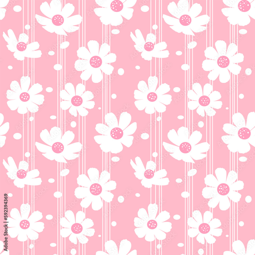 Design of abstract flowers. Flowering meadow print. Seamless pattern. Floral background for textile, fabric, wallpapers, covers, print, decoupage, giftwrap. Design of abstract flowers. Flowering meadow print. Seamless pattern. Floral background for textile, fabric, wallpapers, covers, print, decoupage, giftwrap.