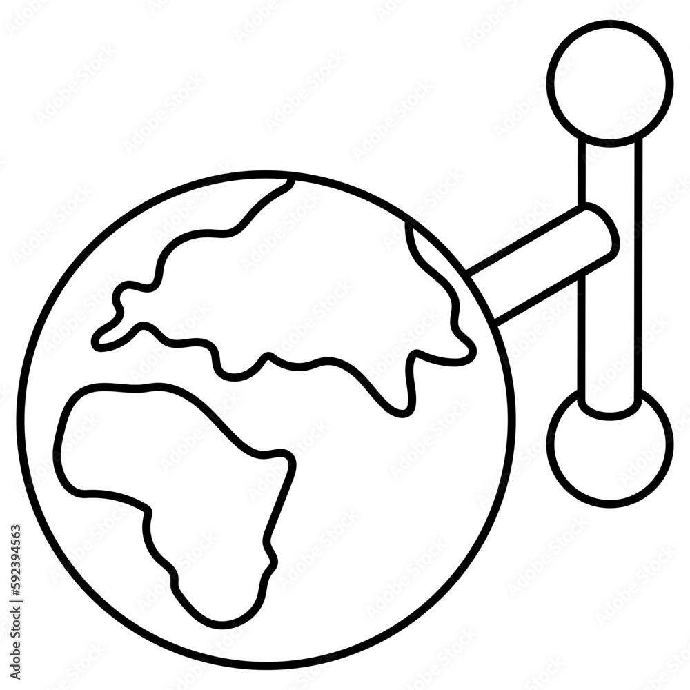 Creative design icon of global network Creative design icon of global network