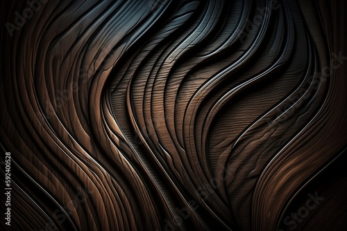 Dark wood texture Rustic three dimensional wood, wooden background, Generative AI, vintage, rustic, natural, organic, grain