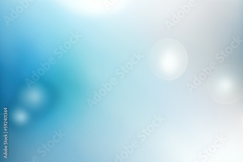 Background soft blurry image  white and light blue. Generative AI.