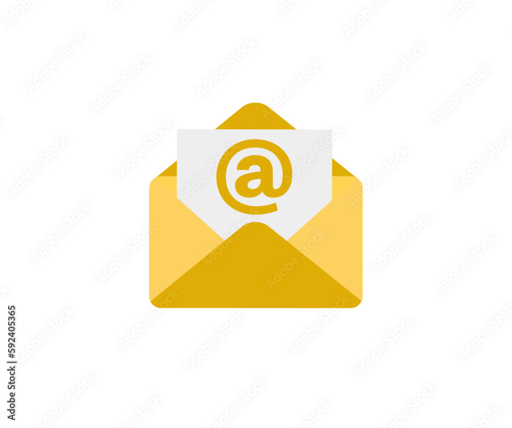 Mail envelope icon, Symbols of email logo design. Mailbox e-mail business concept. Email message vector design and illustration.
