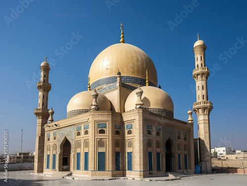 Mosque islamic prayer ramadan mubarek greeting cami mescit Generative Ai