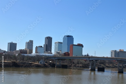 The Cityscape of Little Rock  Arkansas