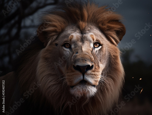 Löwen Kopf