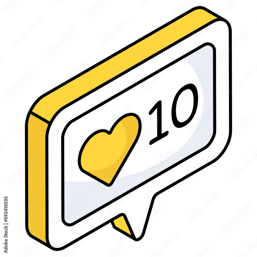 A beautiful design icon of social like A beautiful design icon of social like