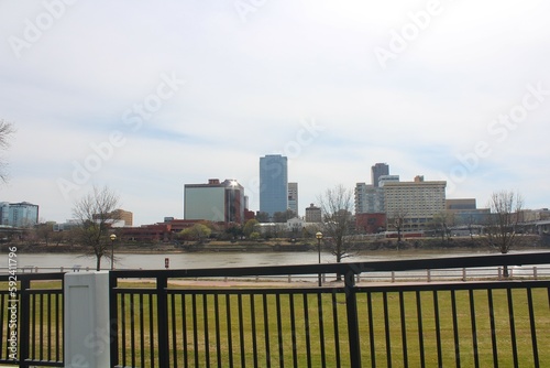 The skyline of Little Rock, Arkansas