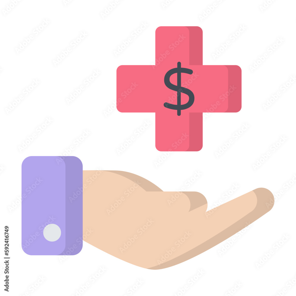 Fototapeta premium Treat Flat Icon