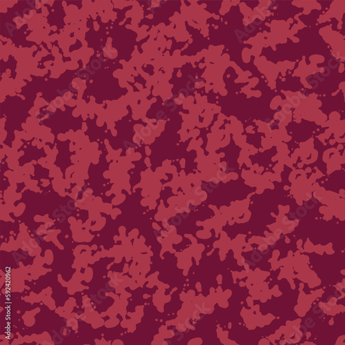 Red Spatter Seamless Vector Repeat Pattern