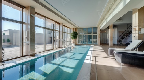 Luxury apartment with swimming pool and view © Stefan