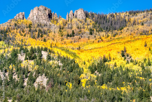 Fall Aspens in the Sun Juan Mountains of Colorado