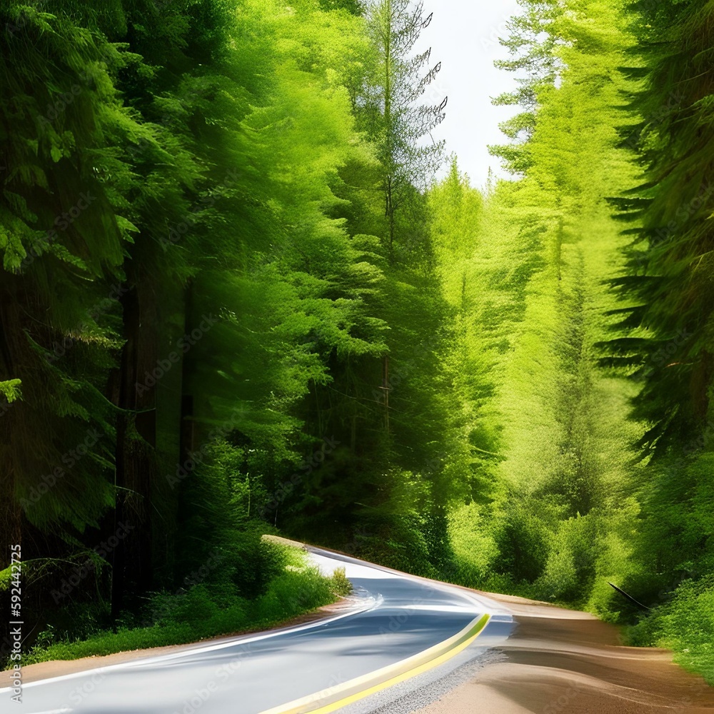 Fototapeta premium WALLPAPER DECORATIVE FRAME DECORATION ENVIRONMENTS AND LANDSCAPES NATURE