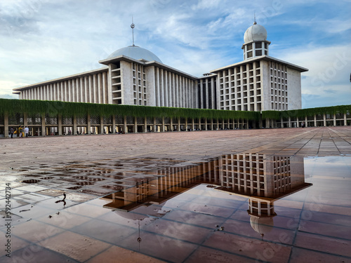 Istiqlal mosque in Jakarta, Indonesia