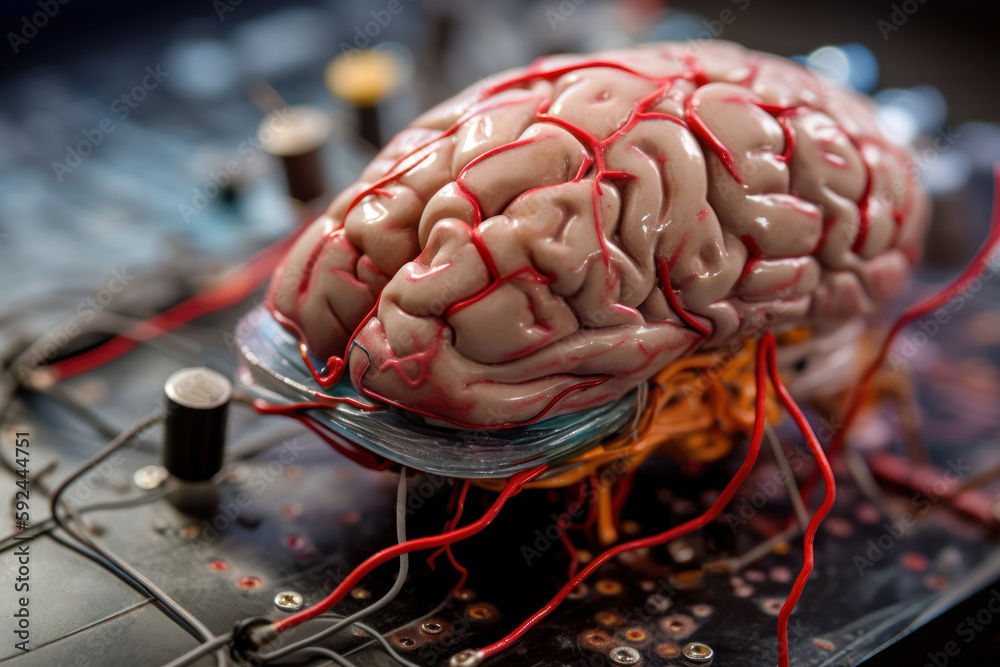 human brain connected to computer generative ai human brain connected to computer generative ai