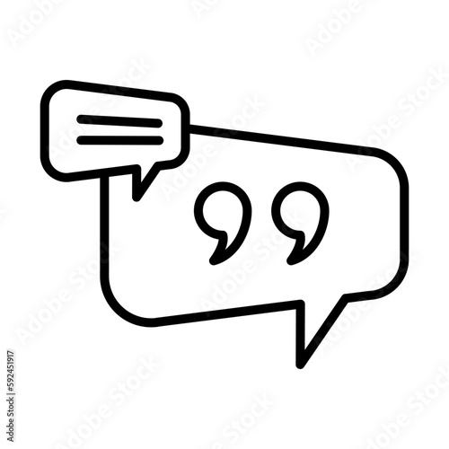 Speech Bubble Icon Design vector template illustration