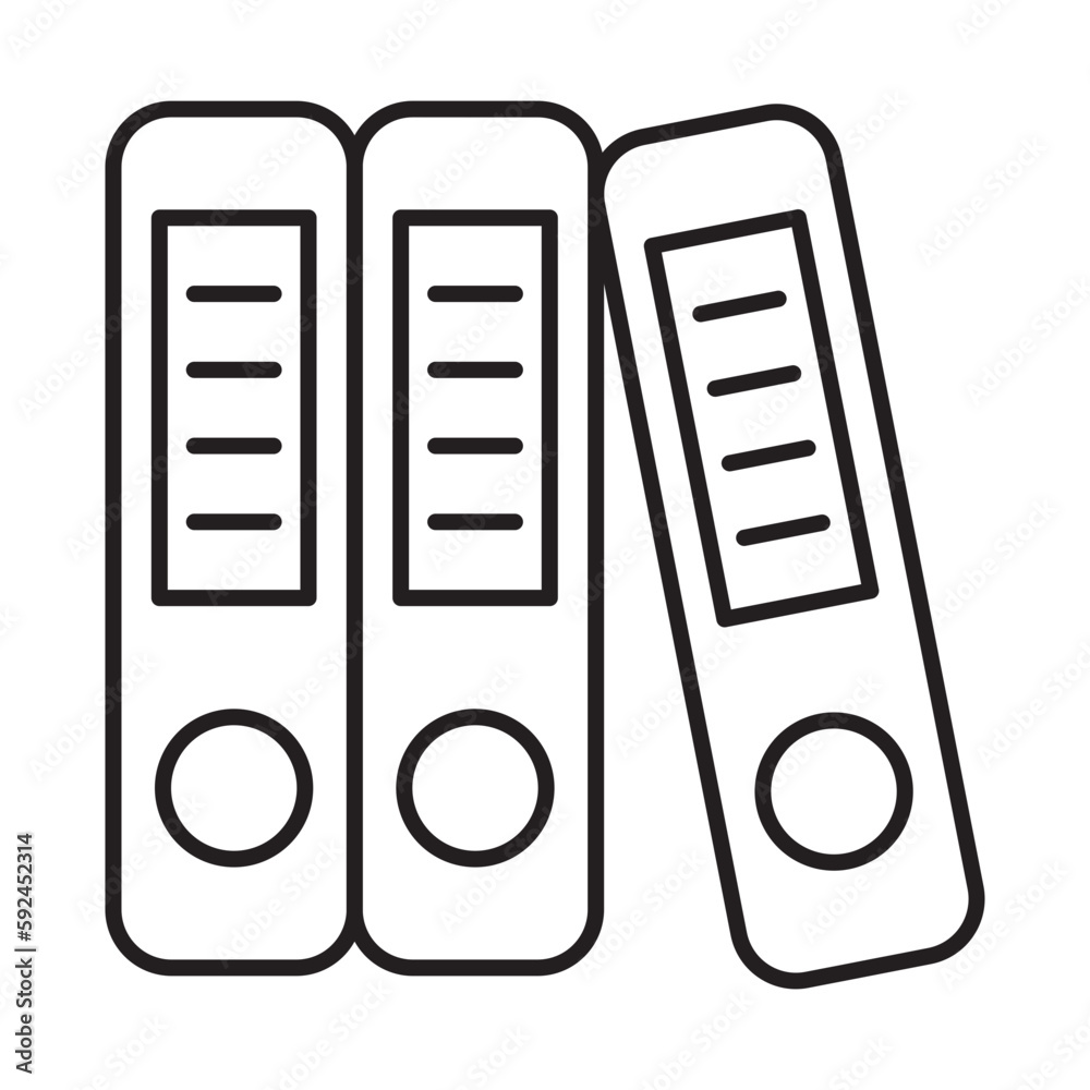 Binders Icon Design Binders Icon Design
