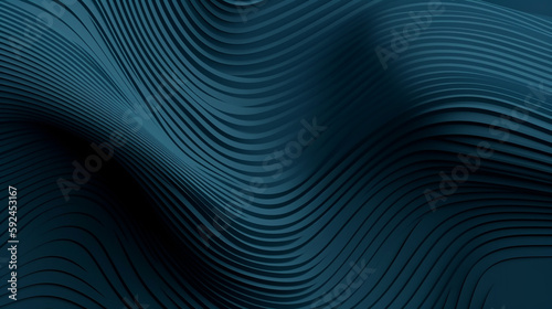 wavy navy blue and blue cloth texture, abstract background