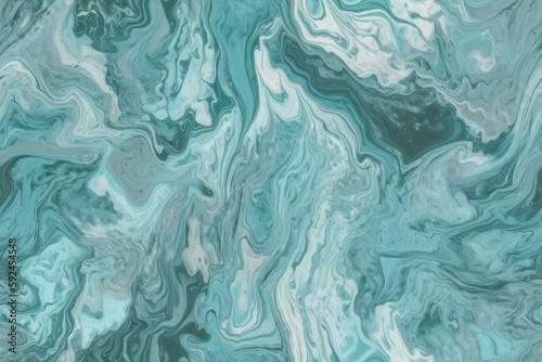 Beautiful marble abstract gray aqua blue pattern rough texture, abstract background or wallpaper. AI generated