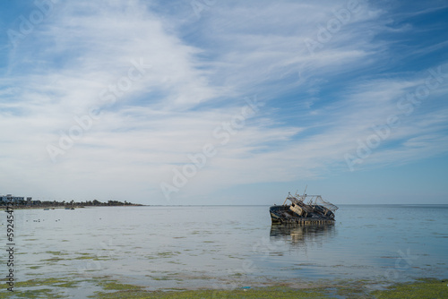 View of Djerba  a large island in southern Tunisia