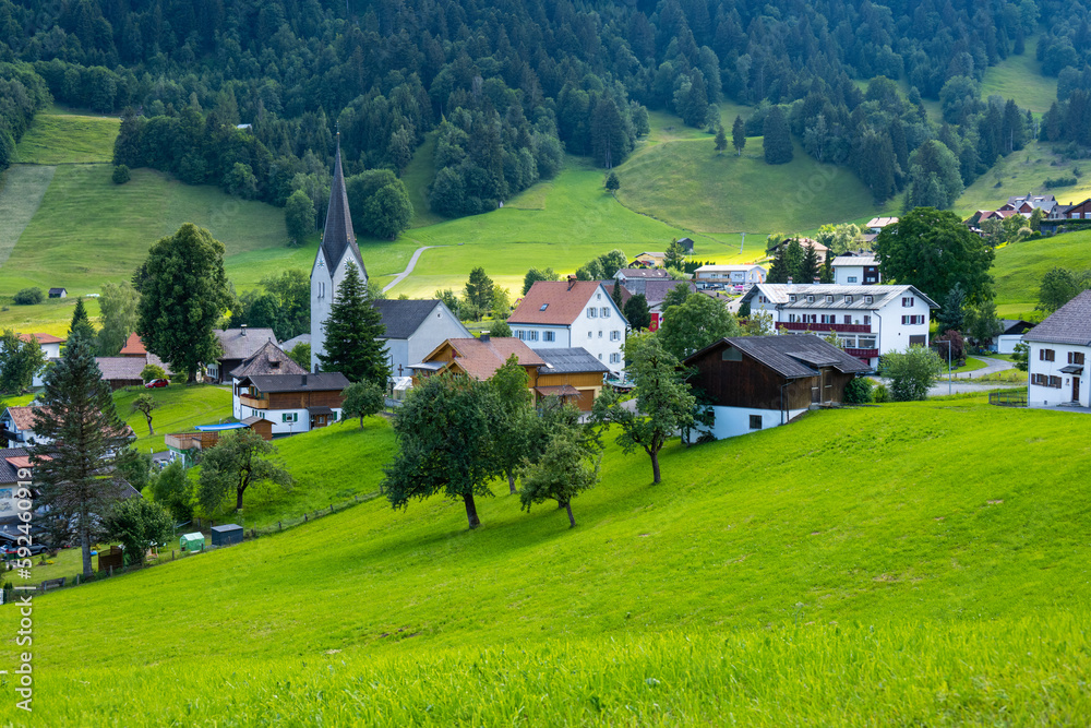 Gurtis by Frastanz / Nenzing, Walgau Valley, State of Vorarlberg, Austria