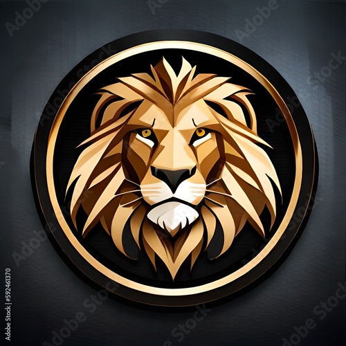 lion logo photo