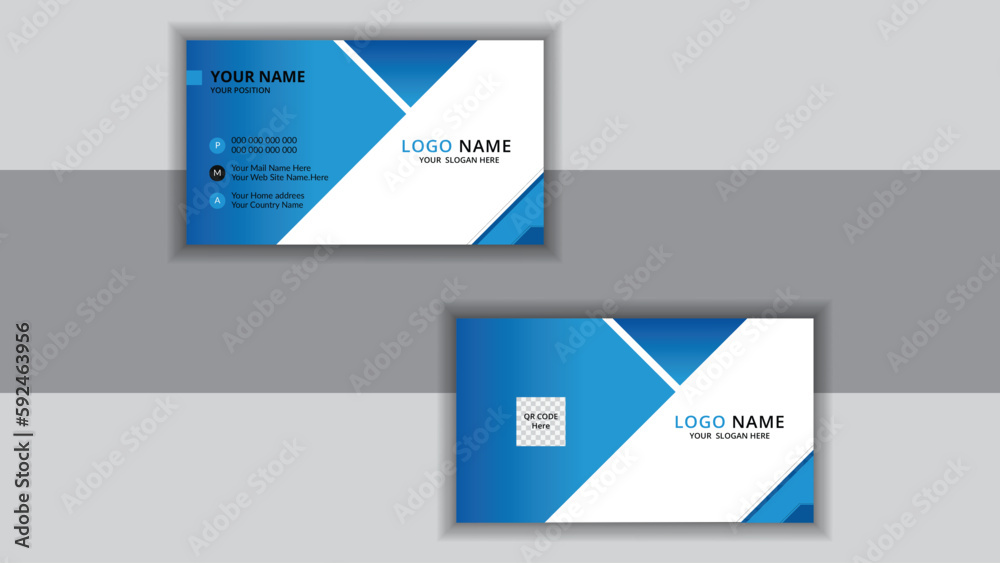 Corporate business card design template
Modern business card design template Modern simple business card print template. Creative and Clean visiting card. Stationery Design Corporate business card design template
Modern business card design template Modern simple business card print template. Creative and Clean visiting card. Stationery Design