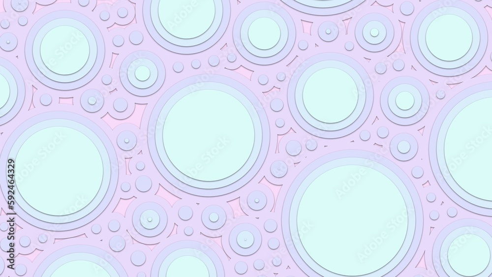 Illustration of light pink blue background with different circles and effects Illustration of light pink blue background with different circles and effects
