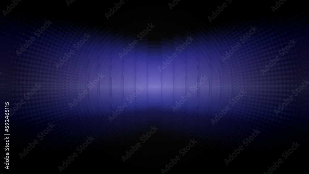 Illustration of an abstract dark background with shapes and lights