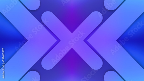 Illustration of blue purple background with shapes and effects