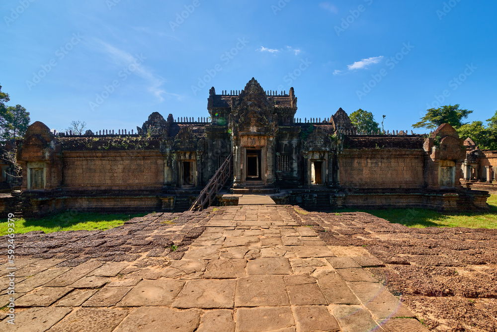 Banteay Samre temple Khmer temple at Angkor Thom is popular tourist attraction, Angkor Wat Archaeological Park in Siem Reap, Cambodia UNESCO World Heritage Site