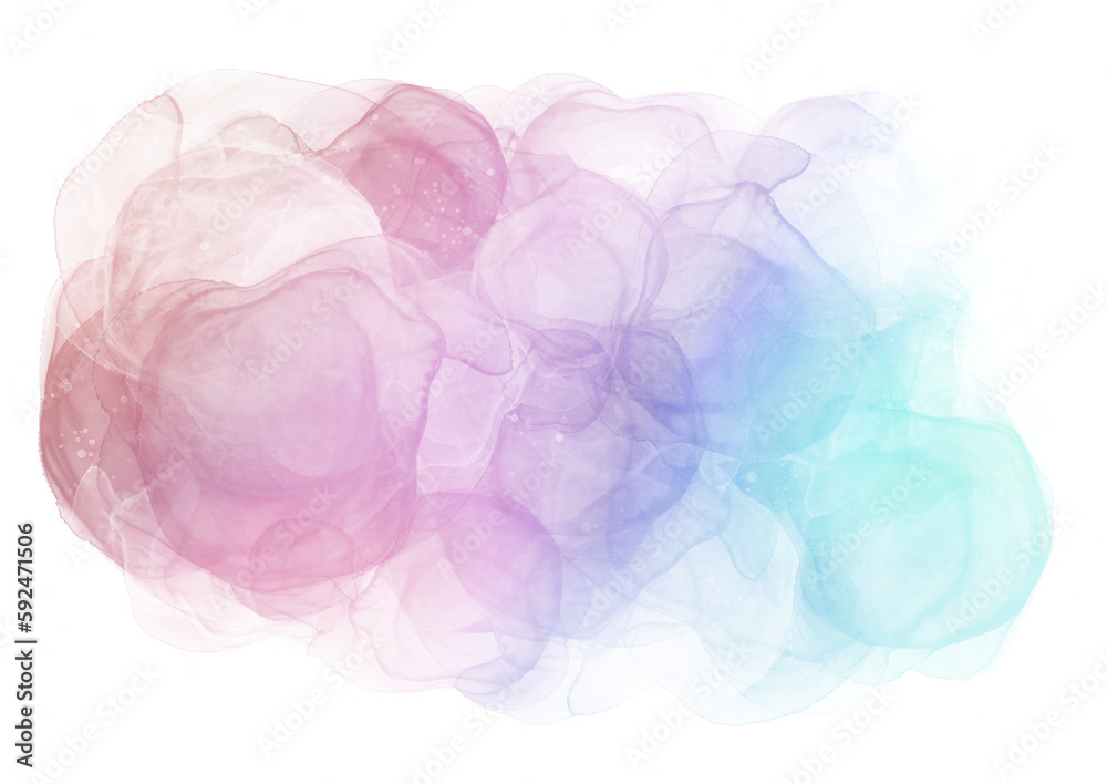 Fototapeta premium watercolor with transparent background 