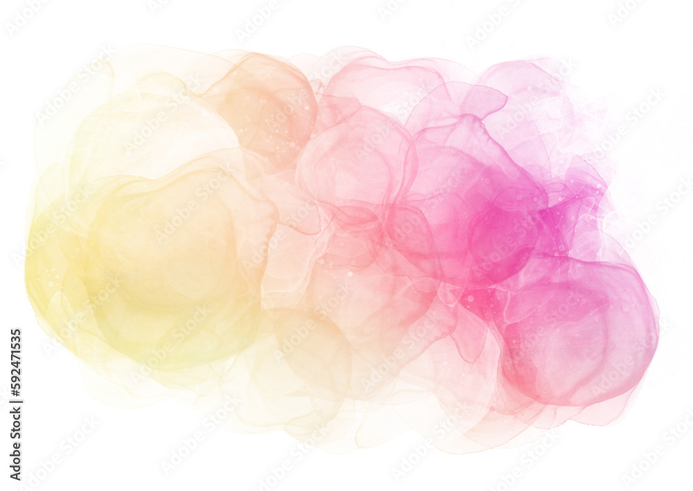 Fototapeta premium watercolor with transparent background 