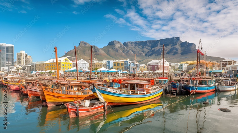 Seals at Cape Town's Vibrant Waterfront
