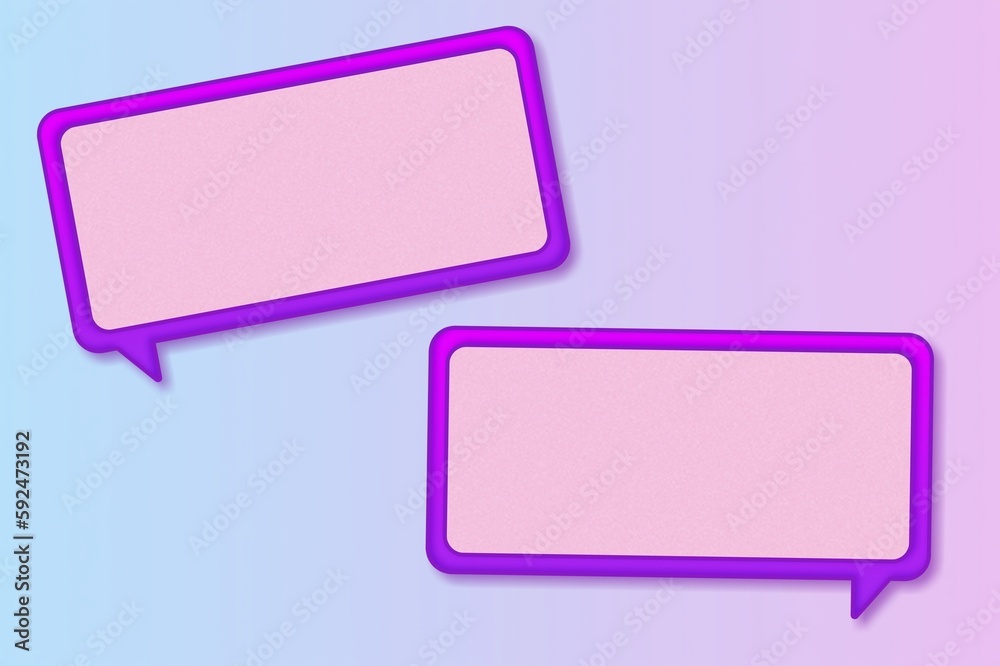 White paper shape of speech bubble on background. White paper shape of speech bubble on background.