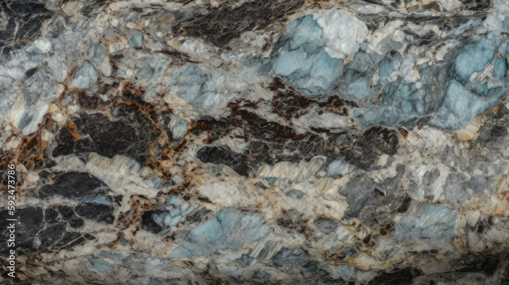 Exotic Granite Texture Stone Background - generative ai