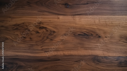 Aged Walnut Texture Wood Background - generative ai