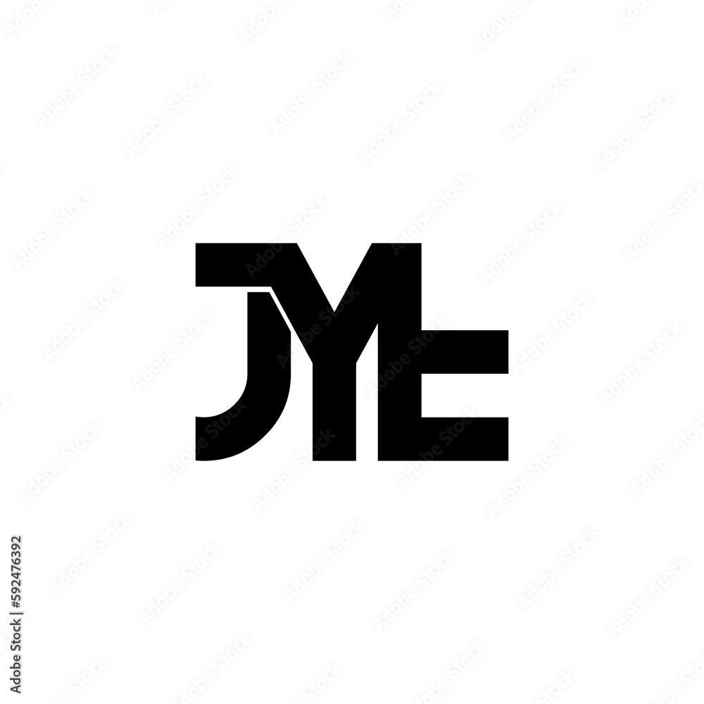 jyt lettering initial monogram logo design jyt lettering initial monogram logo design