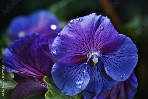 Captivating Beauty of Violet Sarder: A Stunning Display of Nature's Splendor. Generative AI © Noah