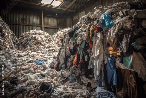 clothes for donation, recycling and upcycling clothing, ecology problem