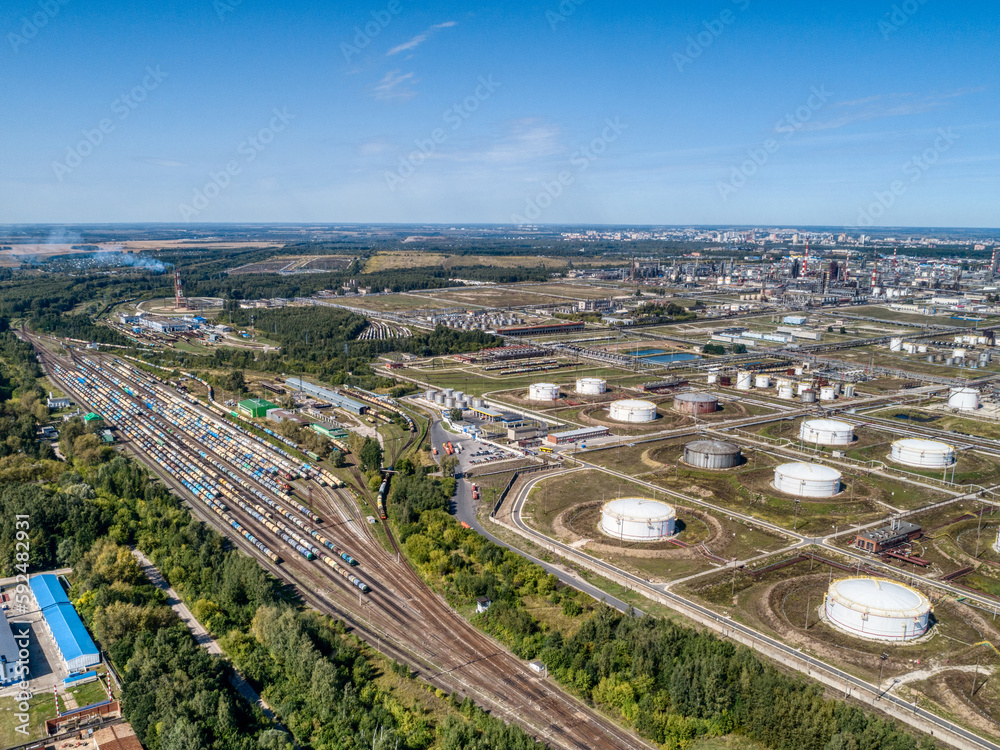 Steel tanks for storage of crude oil and refined products