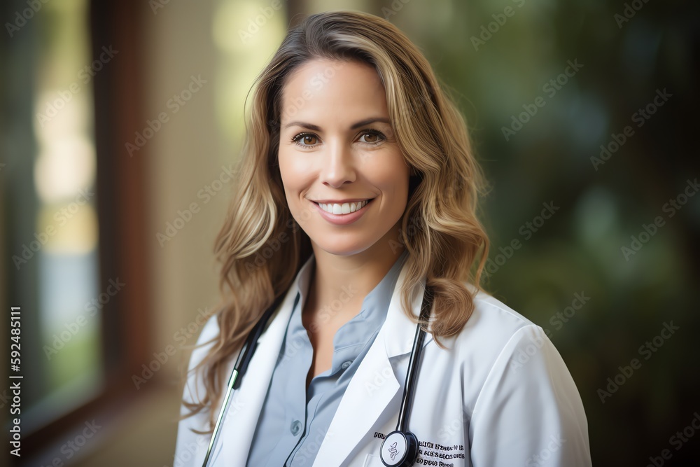 portrait of a female doctor portrait of a female doctor