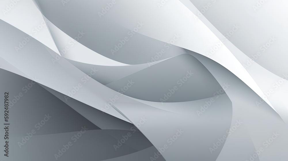 abstract background with smooth lines in gray colors, 3d illustration.Generative Ai abstract background with smooth lines in gray colors, 3d illustration.Generative Ai