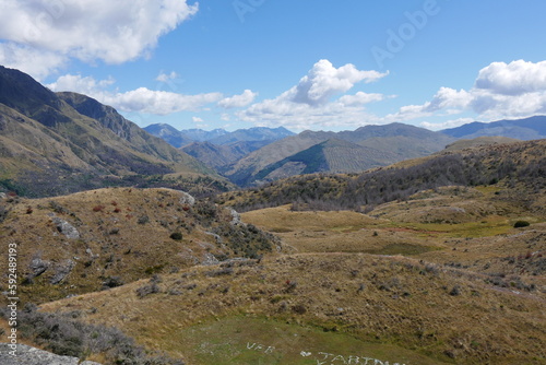Berglandschaft bei Queenstown Neuseeländische Alpen Neuseeland