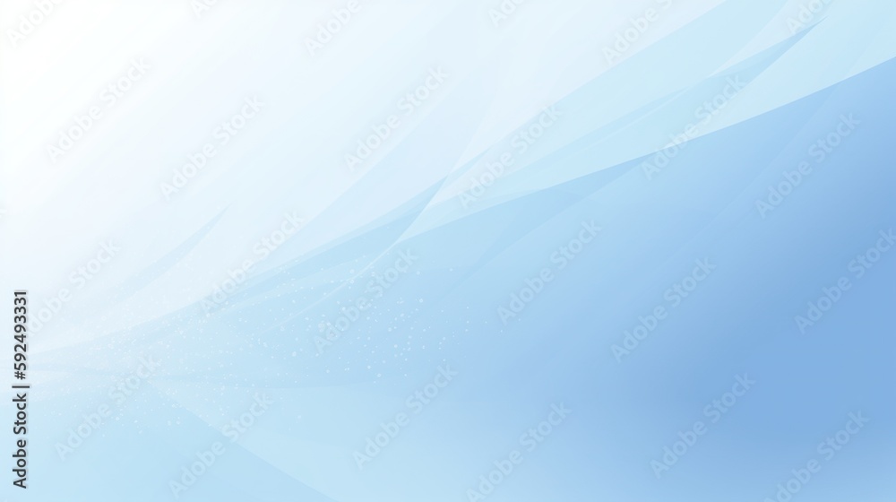 Naklejka premium Abstract blue background with smooth lines and light effects.Generative Ai
