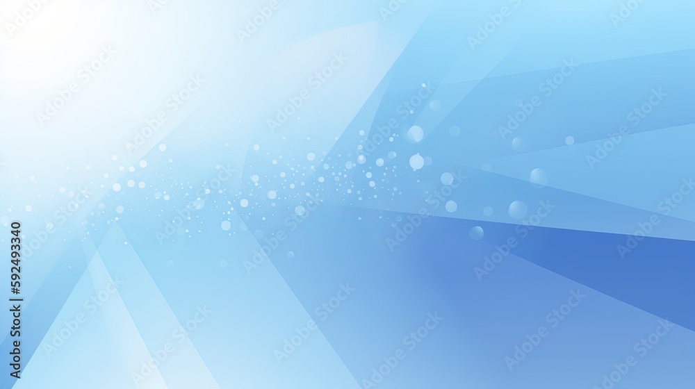 Abstract blue background with smooth lines and light effects.Generative Ai Abstract blue background with smooth lines and light effects.Generative Ai