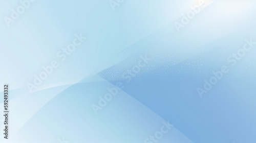 Abstract blue background with smooth lines and light effects.Generative Ai